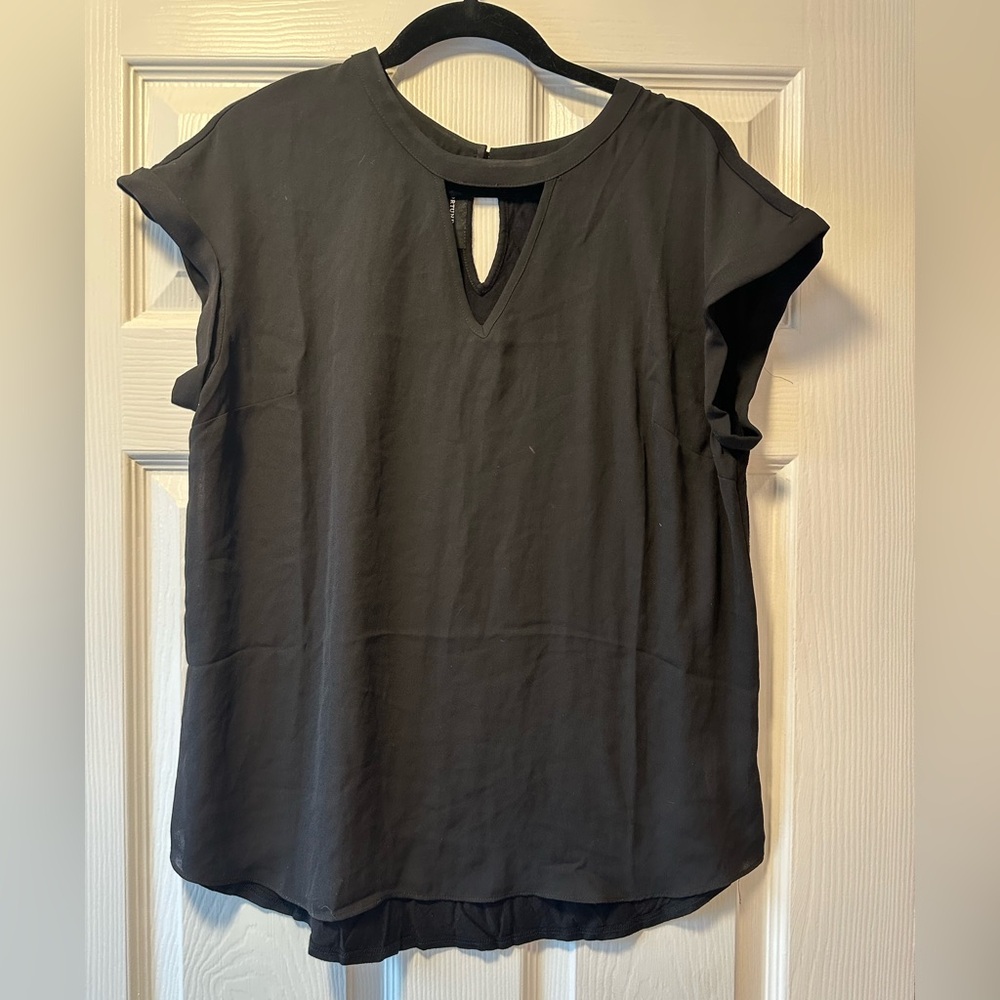 Fortune + Ivy Black Blouse